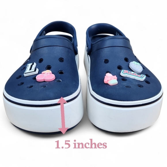 Crocs Women's Crocsband Platform Iconic Clogs Comfort W Charms Included Size 7 - Picture 10 of 13